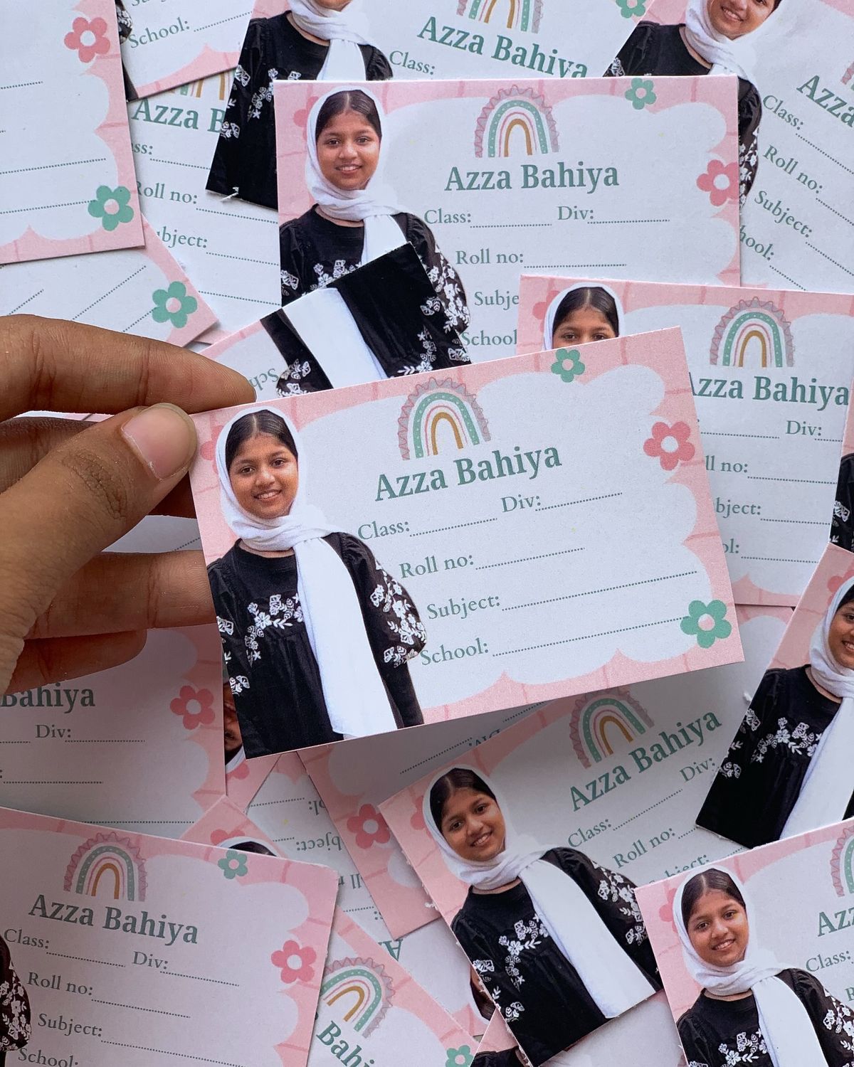 Floral Name Labels
